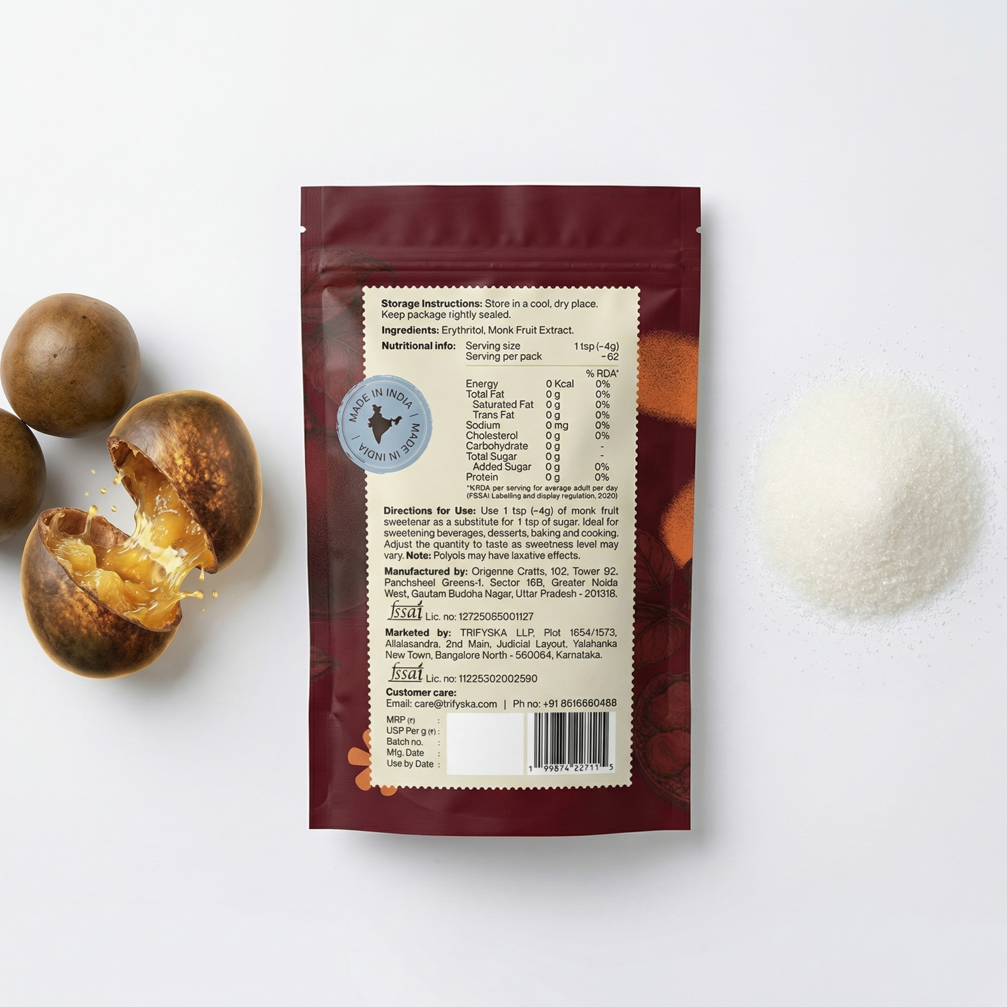 Cheat Sugar packet mockup