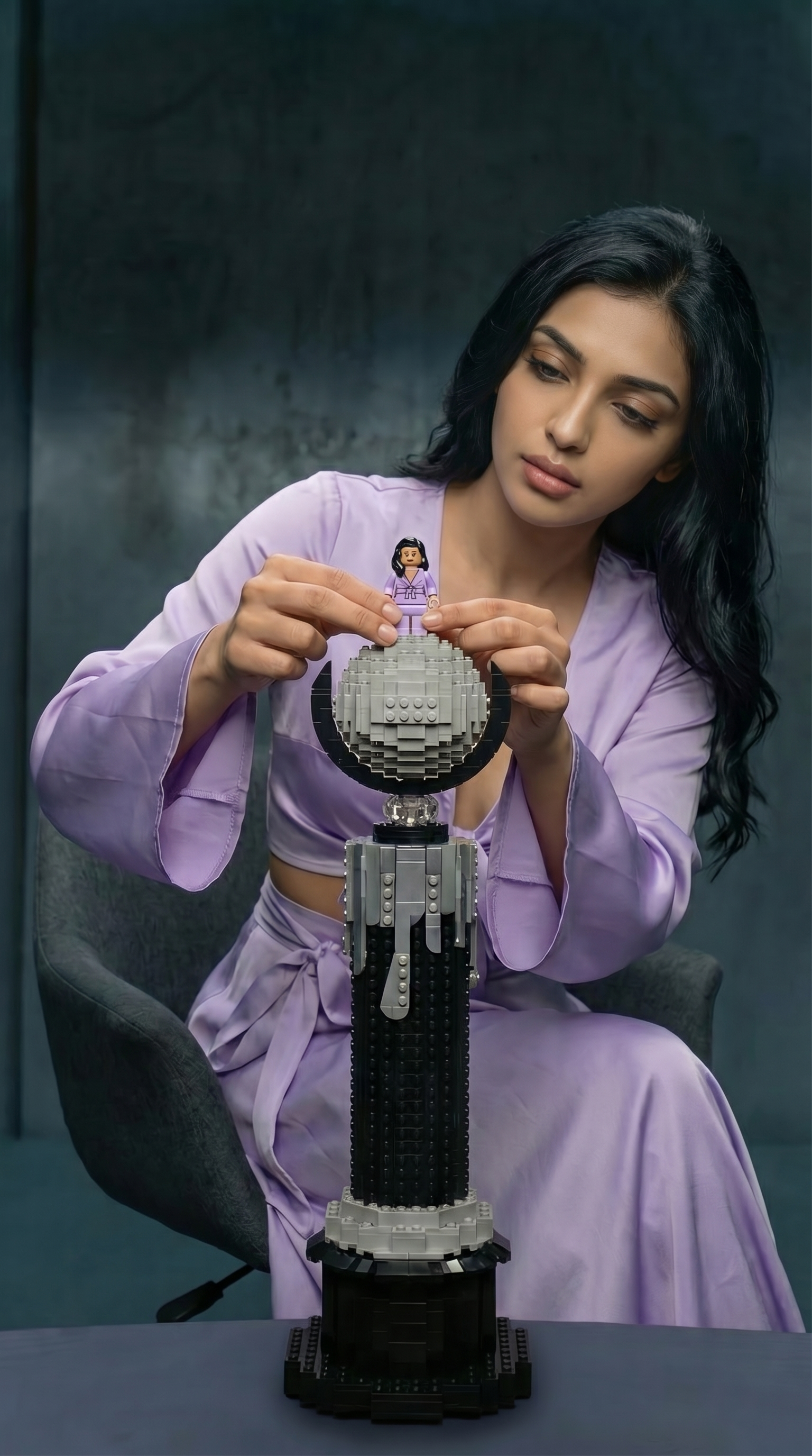 Akanksha with her lego version