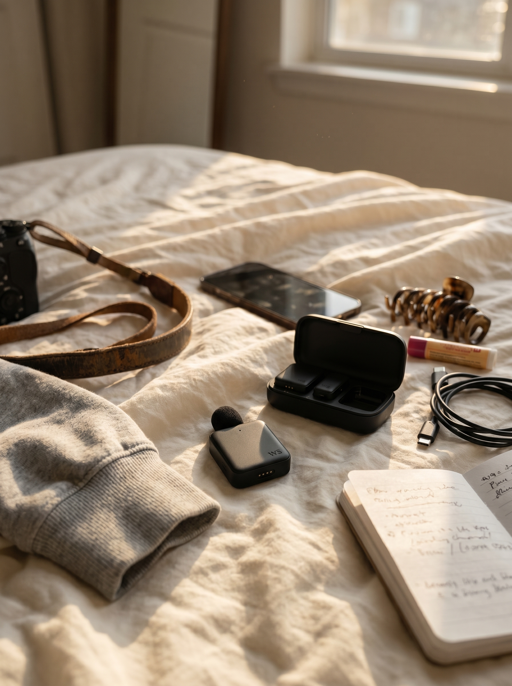 Mic on bed