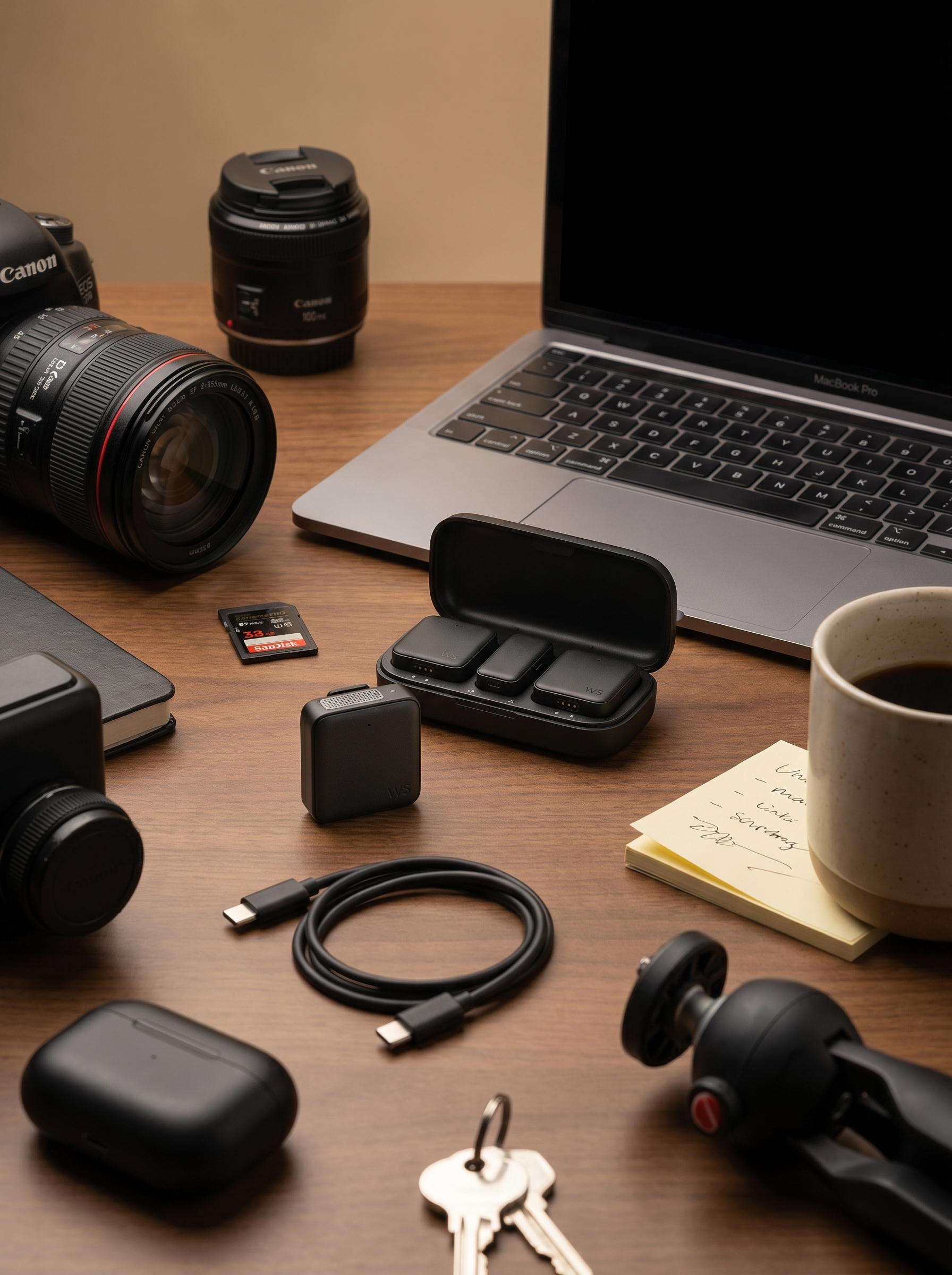 Mic on workspace